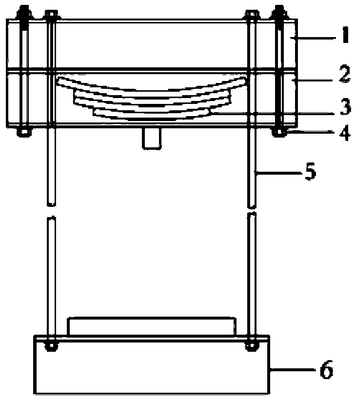 一种大刚度摇轴支座自动复位装置