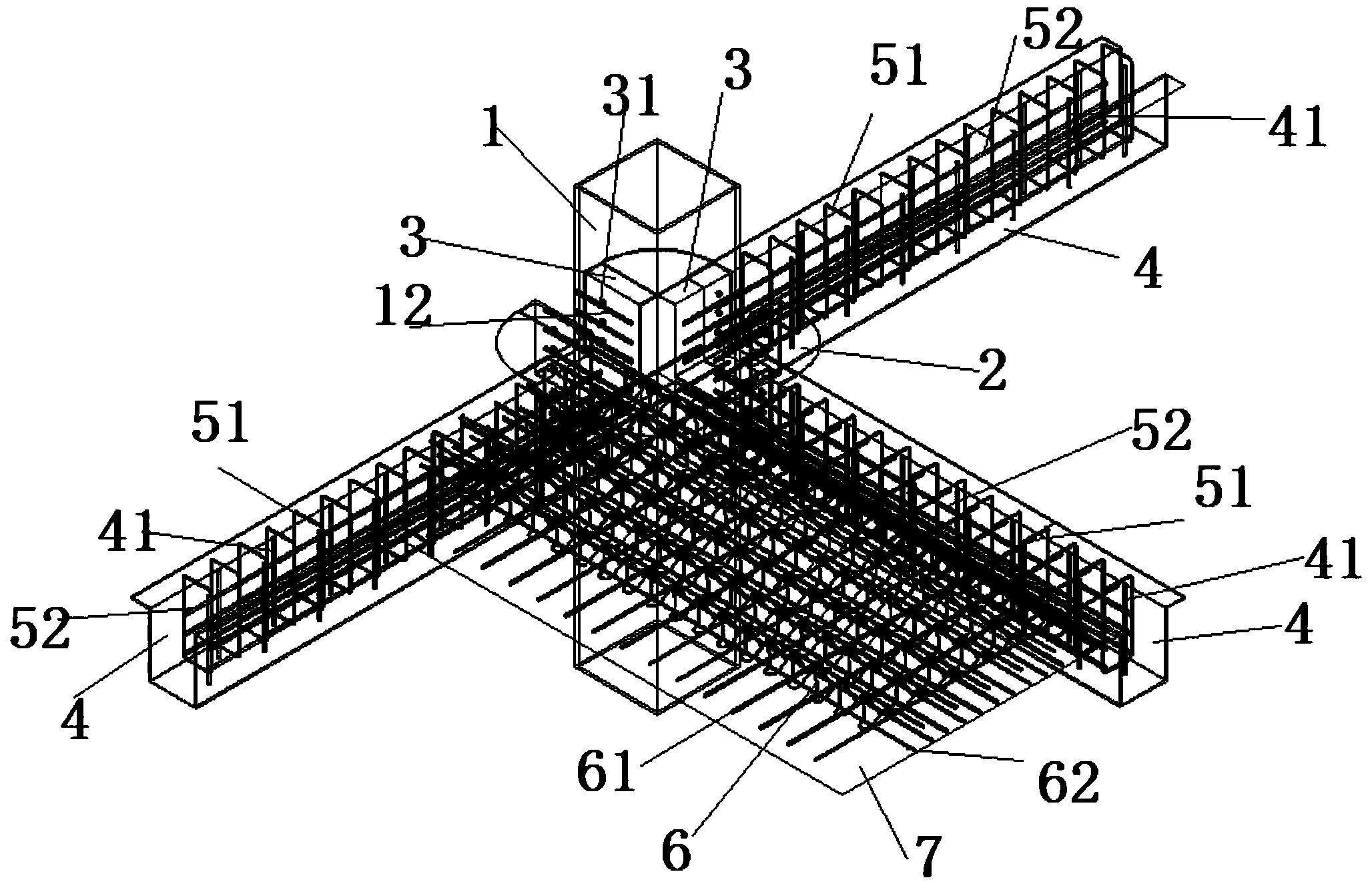 绿色生态可行性建筑体系之梁板柱结构公开号cn204781309u